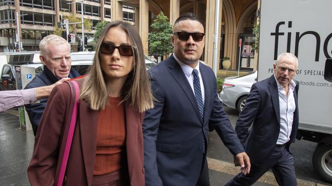 The former NRL star was found guilty of sexually assaulting a woman at her Newcastle home on grand final night in 2018. Picture: NCA NewsWire/Simon Bullard