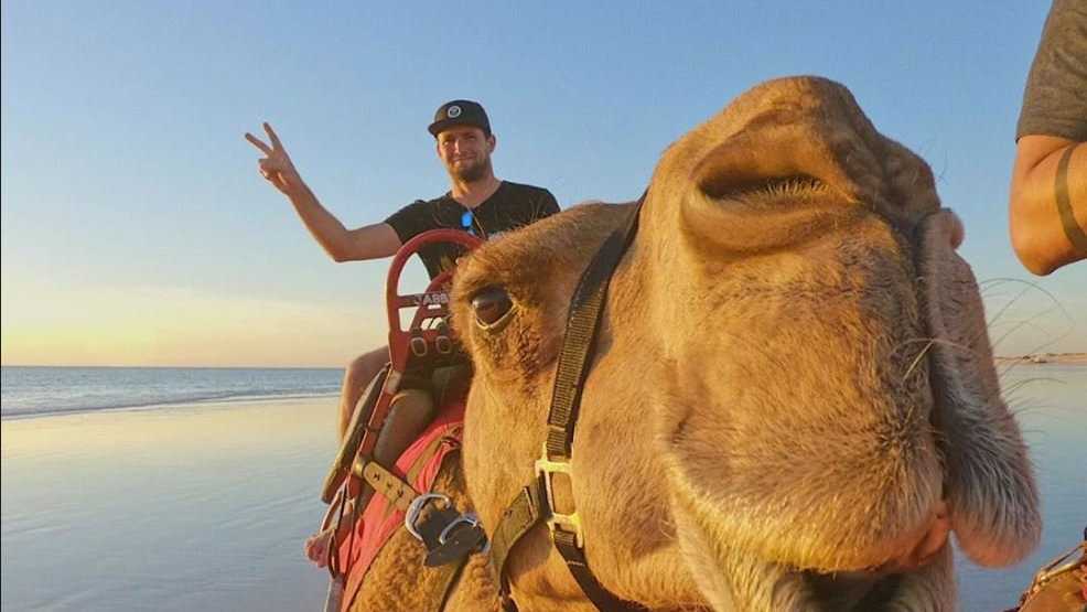 Harley Ingleby is all smiles at the GoPro Creator Summit. Picture: GoPro