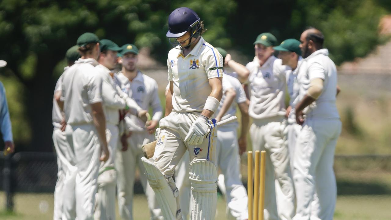 VSDCA - Ormond’s Tom Buchanan trudges off the field. Picture: Valeriu Campan