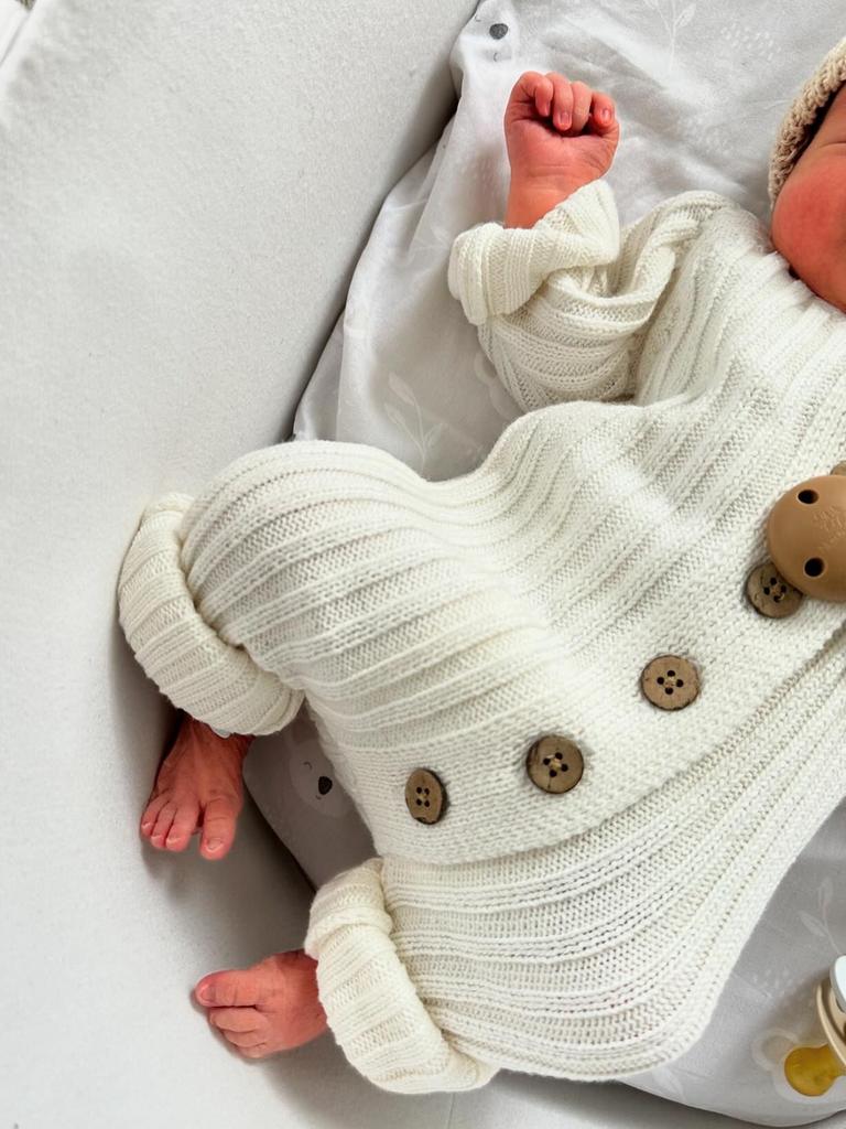 Laura and Max Sharrad welcomed baby Florence Rosa back in April. Picture: Instagram