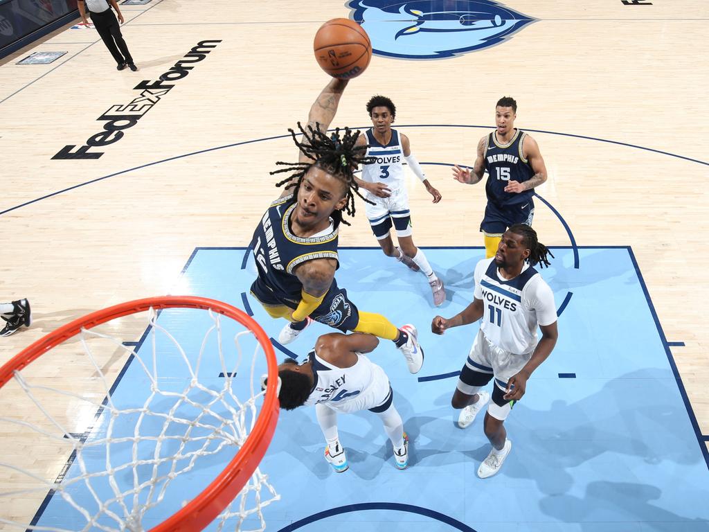 Ja Morant highlight dunks, plays in 2022 NBA All-Star Game