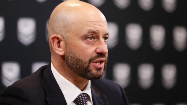 NRL boss Todd Greenberg is under-fire from all quarters. Picture: Getty Images