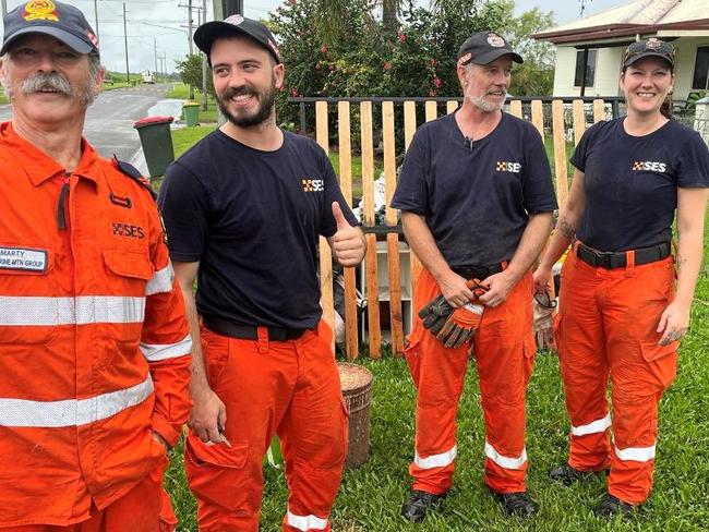 NTES crew helping with floods in QLD.