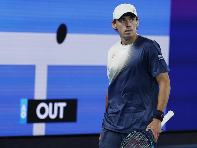 How can Alex de Minaur become a true grand slam threat? Picture: Michael Klein