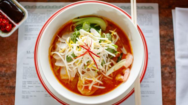 Sunny's Shop laksa at Rosemont Hall.