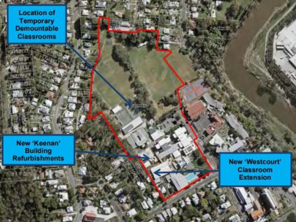 St Edmund’s College development proposed changes to site. SUPPLIED.