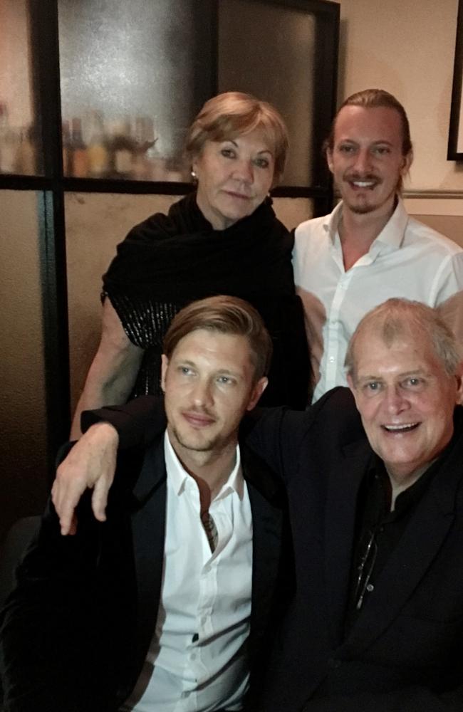 The Farnham family Robert, Jill, James and John Farnham. Picture: Supplied