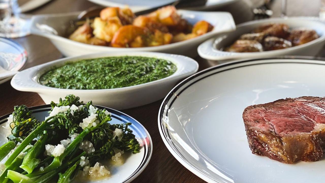 Steak and sides at Market Bistro, Maroochydore