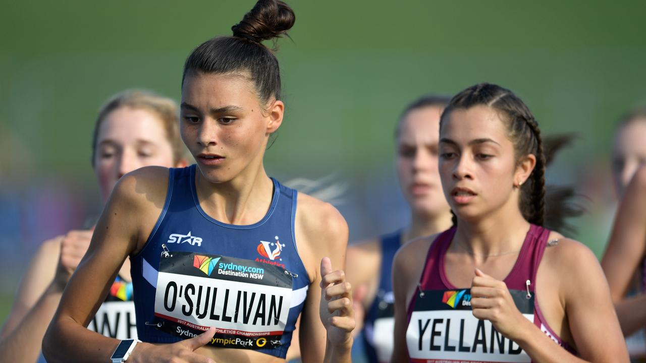 Sophie O’Sullivan runs for Victoria in the 2017 Australian national championships. She will compete for Ireland at the World Athletic Championships in Budapest. Picture: Brett Hemmings/Getty Images