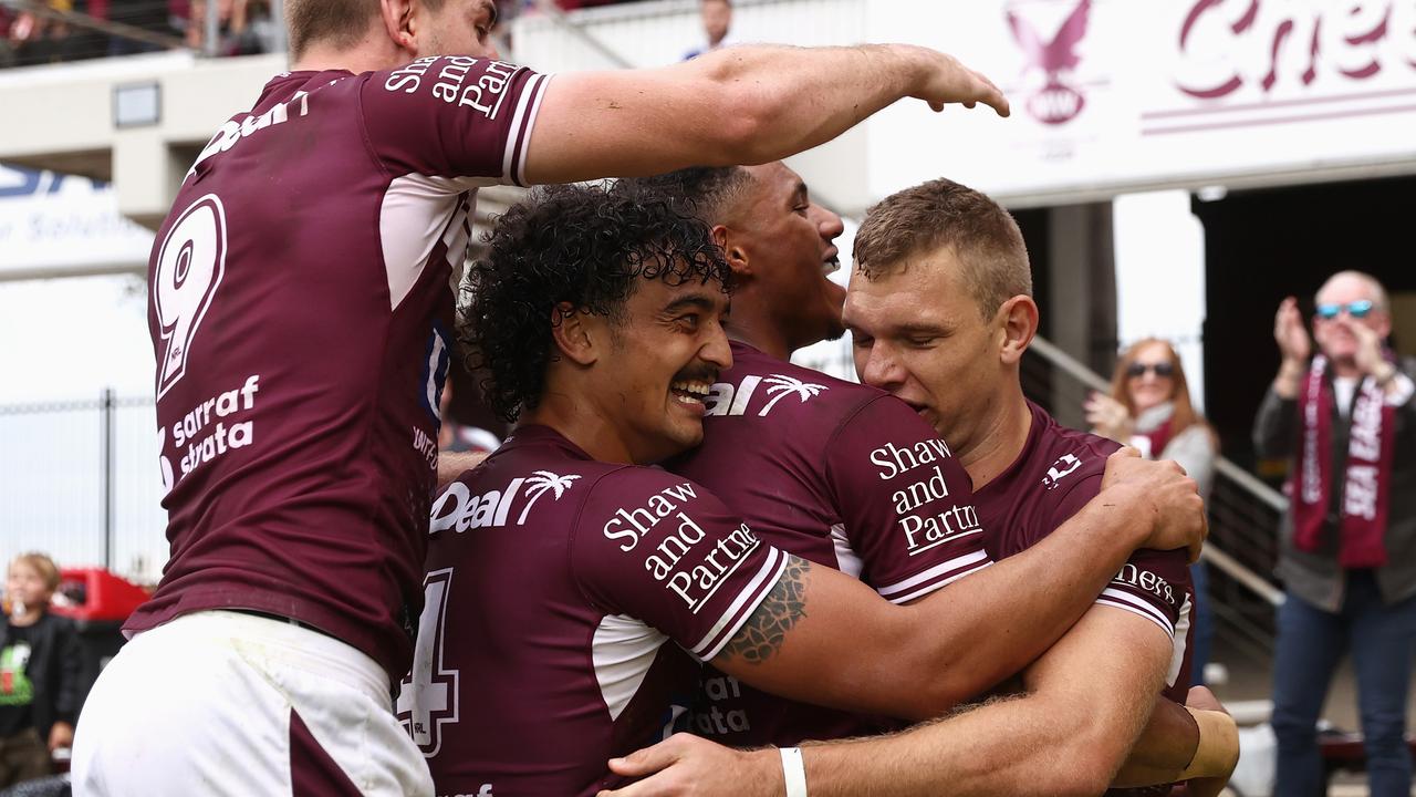 Tom Trbojevic was in everything for Manly.