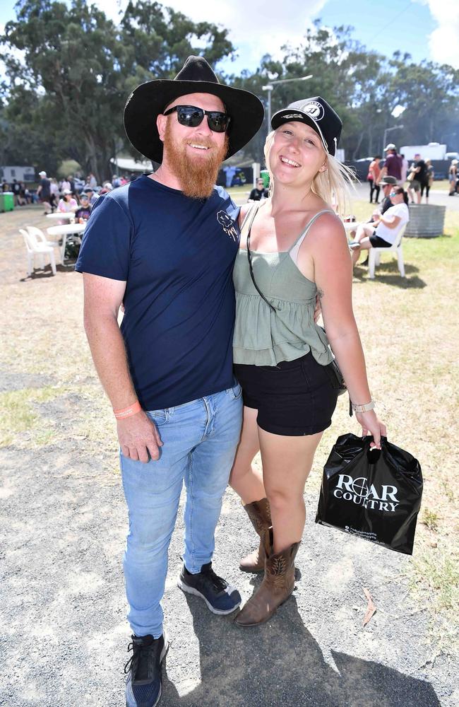 Steven Dawson and Jess Halter at Meatstock, Toowoomba Showgrounds. Picture: Patrick Woods.