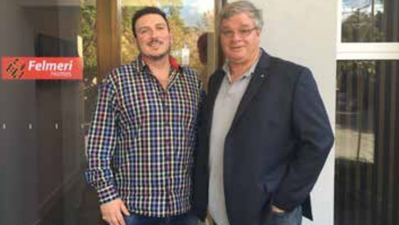 Felmeri Homes Directors Frank Felmeri Junior and Frank Felmeri Senior. Picture: Supplied