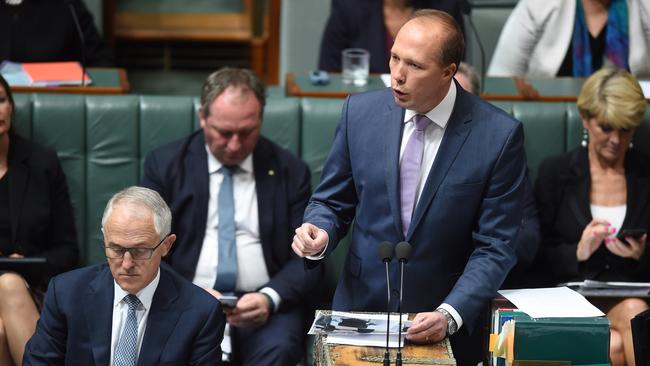 Australian Minister for Immigration and Border Protection Peter Dutton.