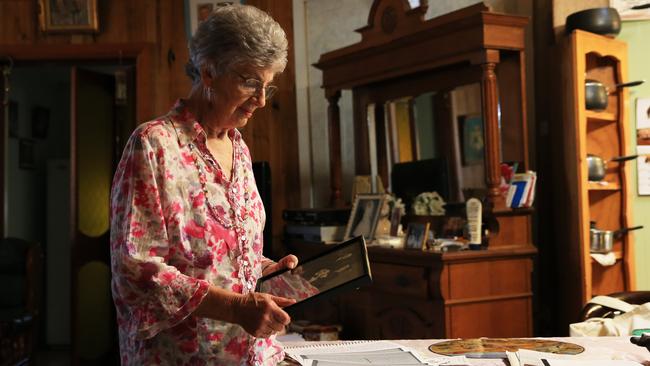 Hazel Baron at her home. Picture: Toby Zerna.