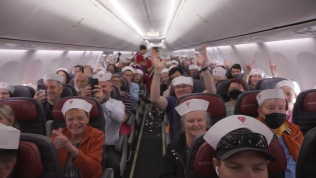 Passengers on Virgin flight to Hobart stunned with free cruise