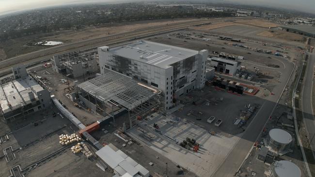 CSL's new $800m cell-based influenza factory under construction at Tullamarine in Melbourne.