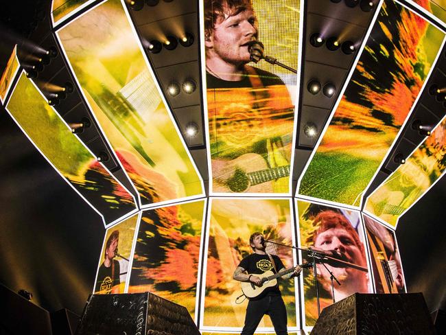 You won’t see Ed Sheeran tickets on the Ticketmaster resale site. Picture: AFP