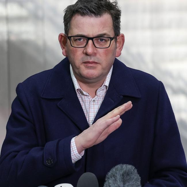 Victorian Premier Daniel Andrews suggested a ring of steel for Sydney. Picture: NCA NewsWire / Ian Currie