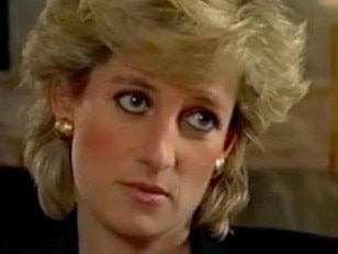 Princess Diana during her 1995 interview with Martin Bashir. Picture: BBC