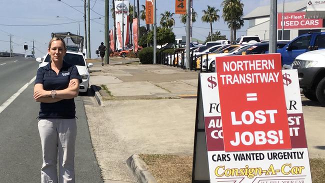 Business leader Yvette Cottrill said peak hour bus lane made sense but a 24/7 express lane was overkill and unnecessary given mobile speed cameras are regularly deployed on weekends to catch speeding motorists. Pic: Darren Cartwright