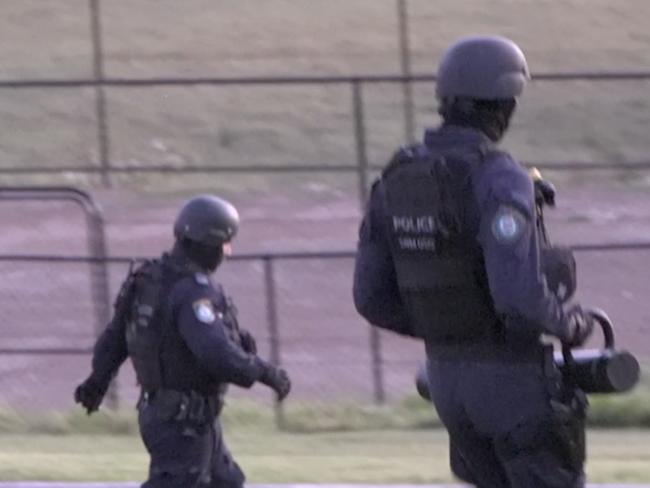 Police search property at Denham Court - Strike Force Cooleen Source: NSW Police