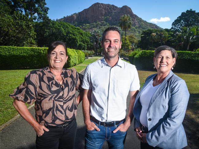 New Members of Parliament for Townsville. L-R Natalie Marr (Thuringowa), Adam Baillie (Townsville) and Janelle  Poole (Mundingburra)   Pic: Scott Radford-Chisholm