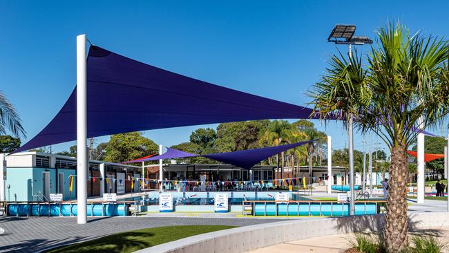 There is a medium-sized, learn-to-swim pool alongside the Olympic pool. Picture: Monique Harmer