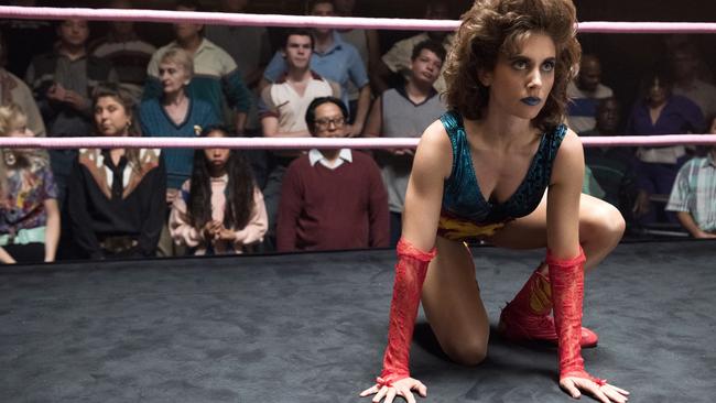 Alison Brie in <i>GLOW</i> on Netlflix.