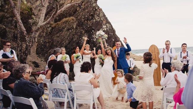 SUNDAY SCOOP: Laura Gerber's wedding. Photo: Supplied.