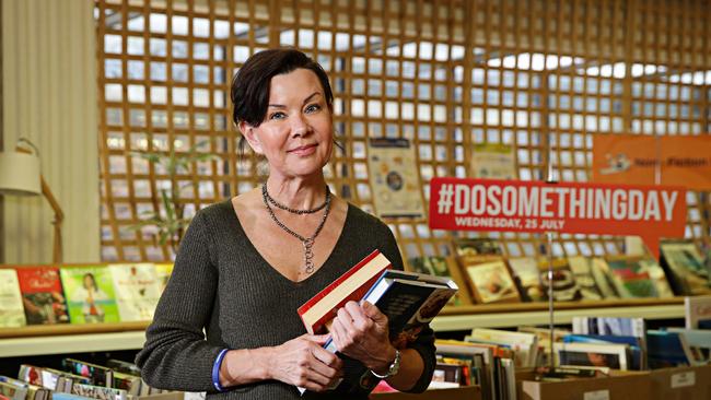 Anne Holt at Lifeline Manly for DoSomething day. Picture: Adam Yip / Manly Daily