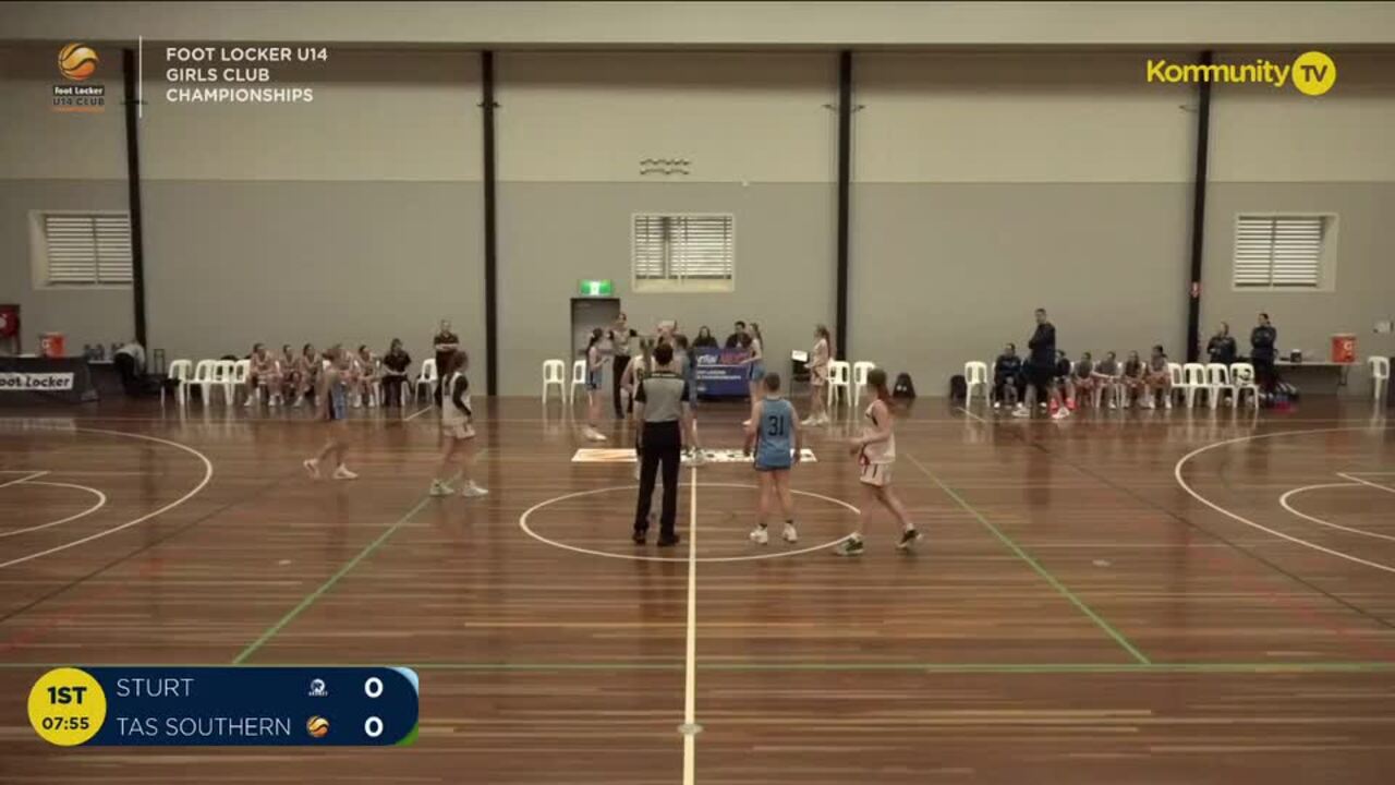 Replay: Sturt Sabres v Tasmania Southern Kangaroos (Girls Shield 11/12th Play-Off) - 2024 Basketball Australia U14 Club Championships Day 5