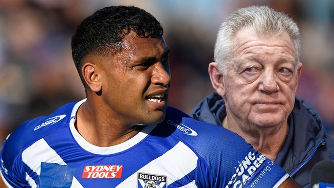 (L-R) Tevita Pangai Jr and Phil Gould.