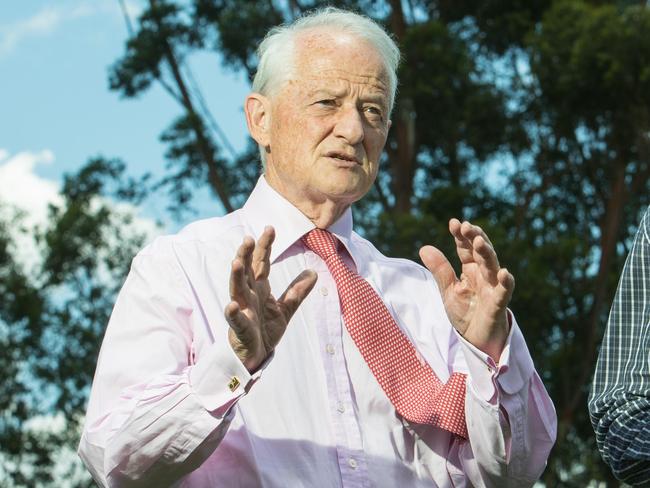 Hornsby Mayor Philip Ruddock said he was determined to. Picture: Julian Andrews