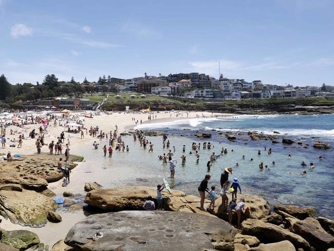 Bronte Beach recorded “poor” water quality regularly over the last year. Picture: Damian Shaw