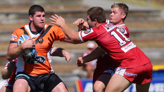 Former Easts tough man Mitch Garbutt, who now plays in England. Picture: Darren England.