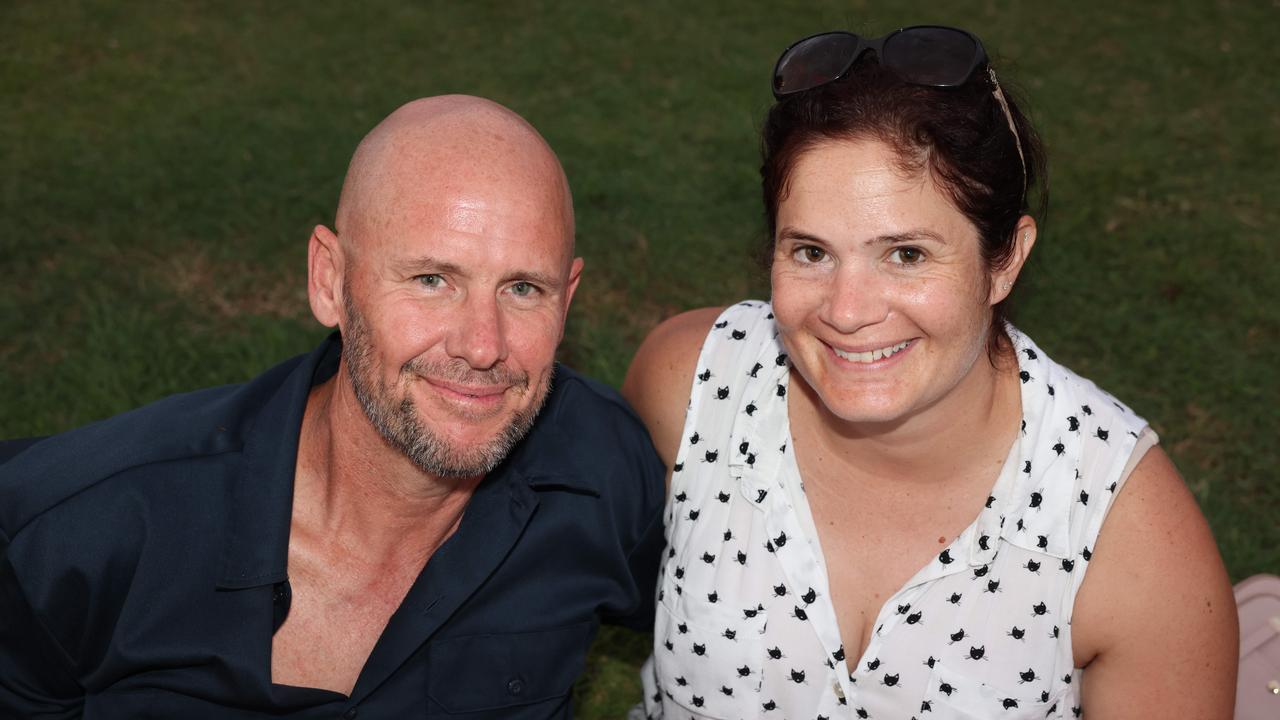 Mark Cosgrove and Caitlin Cosgrove at the Lookout Festival 2024 at Broadwater Parklands for Gold Coast at Large. Picture: Portia Large