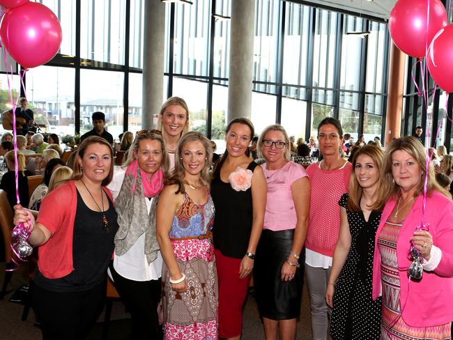 Emmaus St Leo’s high tea was a sea of pink. Picture: Stuart Milligan