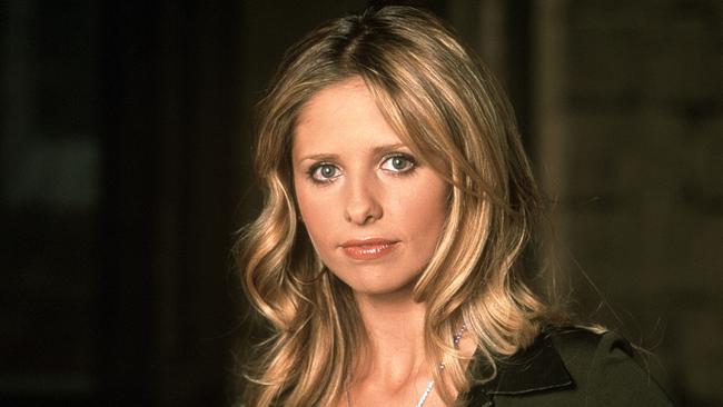 Sarah Michelle Gellar as Buffy Summers.