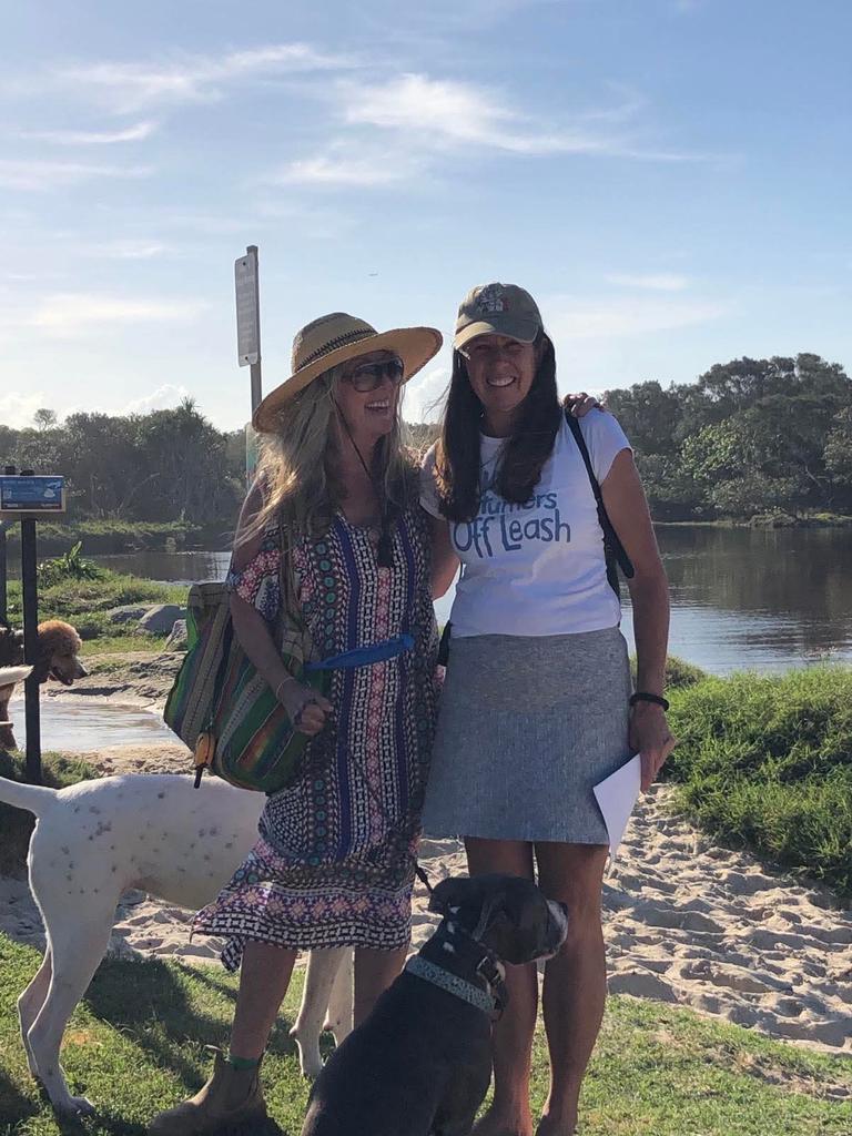 Ms Logie (left) said she has seen grown men brought to tears over the council’s proposal. Picture: Supplied