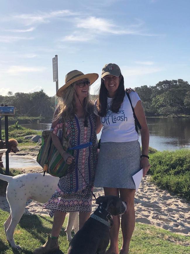 Ms Logie (left) said she has seen grown men brought to tears over the council’s proposal. Picture: Supplied
