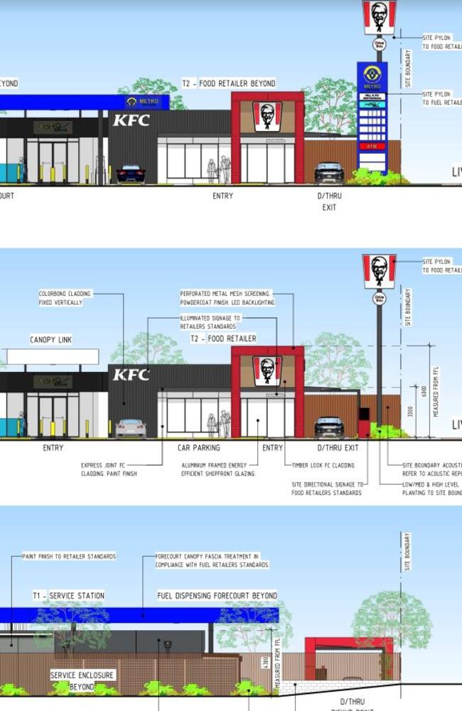 Whitsunday Regional Council has confirmed the developers behind a proposed new Bowen service station and fast food outlet are hoping to bring KFC on board. Picture: Supplied