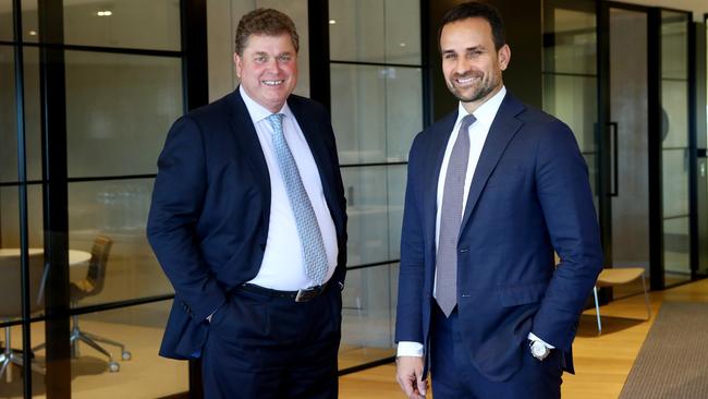 Centuria co-CEOs John McBain and Jason Huljich Picture: Hollie Adams