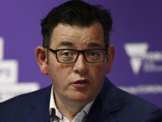 Tuning into the Premier Daniel Andrews’ daily pressers is enough to make most people’s blood pressure rise, Sophie Elsworth says. Picture: NCA NewsWire / Daniel Pockett