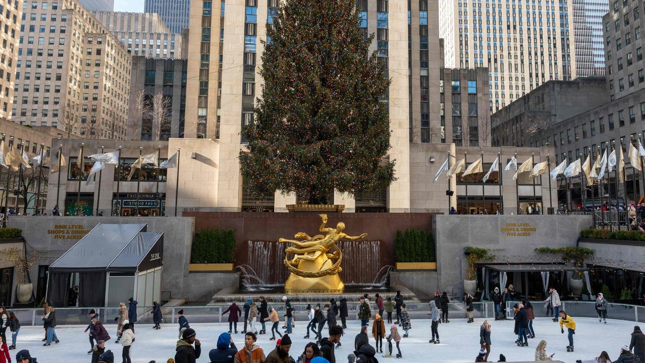 New York is a popular Christmas destination for tourists. The Port Authority of New York and New Jersey is expecting roughly 14 million travellers to pass through its airports, bridges and tunnels between December 21 and January 2. Picture: Spencer Platt/Getty Images/AFP