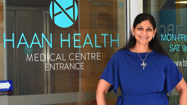 Dr Sonu Haikerwal said her team at Haan Health Medical Centres are treating hundreds of locals each week via the internet. Picture John Gass