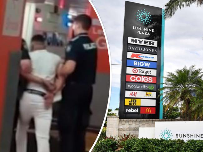 Two teens charged over alleged shopping centre glassing of police officer