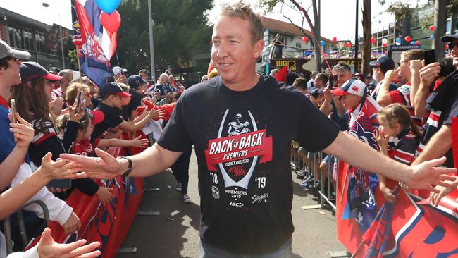 Roosters coach Trent Robinson. Picture: Richard Dobson