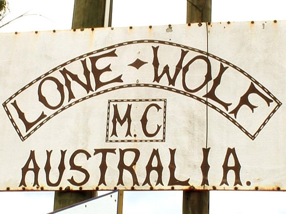 A supplied photo of a sign outside a bikie clubhouse in NSW, Wednesday, Aug. 22, 2007. NSW Police have raided six bikie clubhouses they suspect are being used to sell alcohol and drugs from Chinderah in northern NSW to Nowra in the state's south. (AAP Image/NSW Police) NO ARCHIVING, EDITORIAL USE ONLY