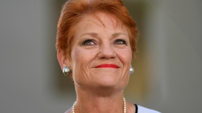 One Nation could secure almost 20 per cent of the Queensland vote. Picture: AAP Image/Mick Tsikas.