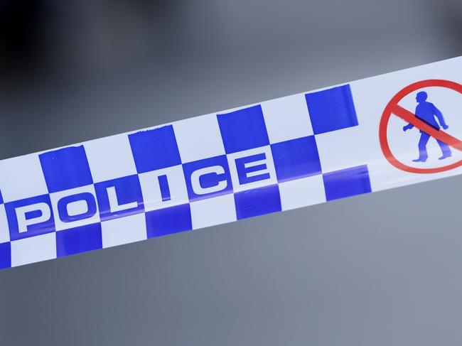 Generic image of police tape outside a crime scene on William Street in the Melbourne CBD on Wednesday, February 5, 2020. (AAP Image/James Ross) NO ARCHIVING